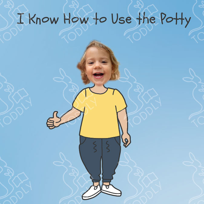 Customizable Book- I Know How To Use The Potty