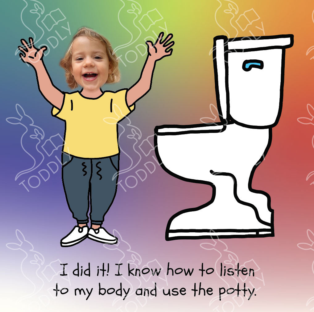 Customizable Book- I Know How To Use The Potty