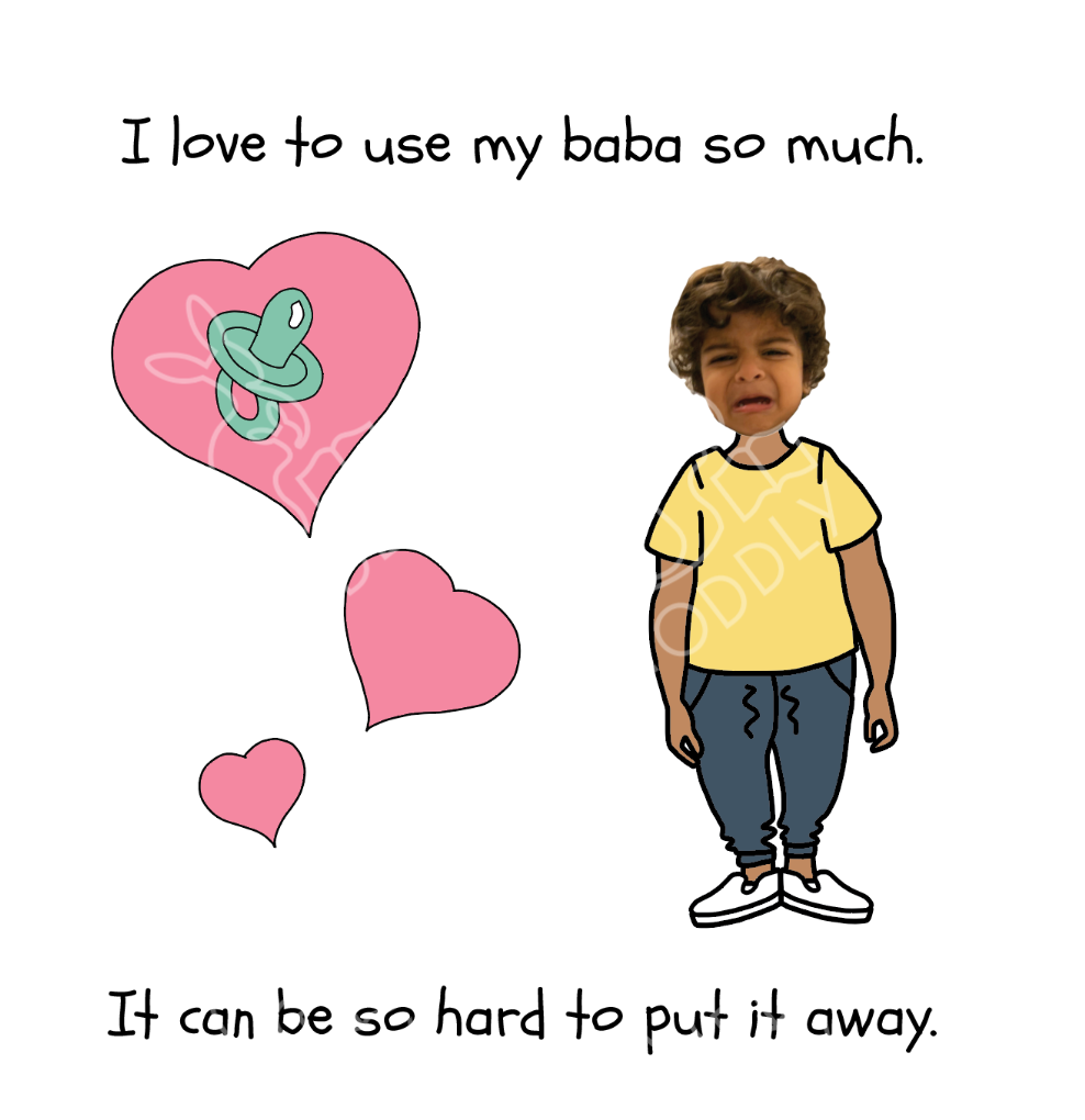 Customizable Book- Can Say Goodbye To My Pacifier